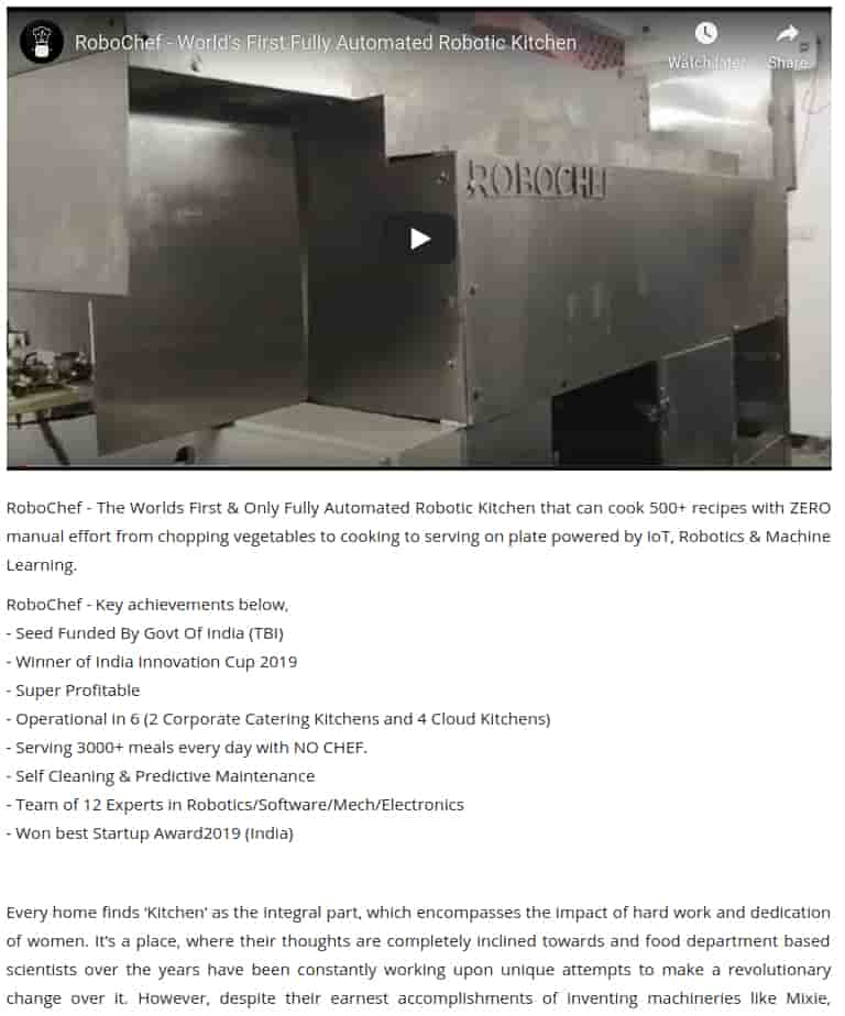 Automated Robotic Kitchen