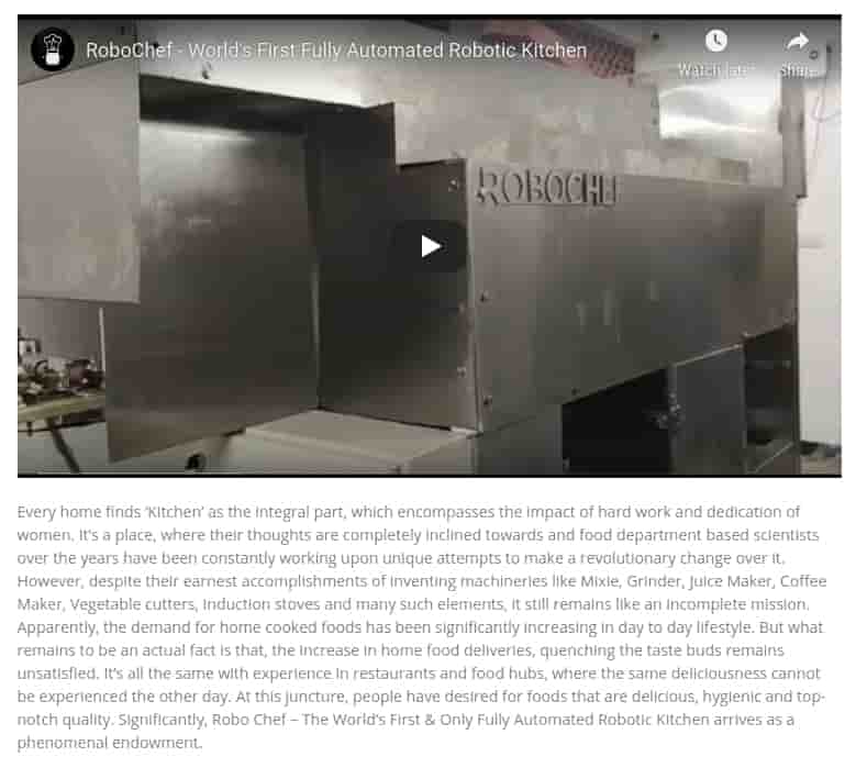 Automated Robotic Kitchen