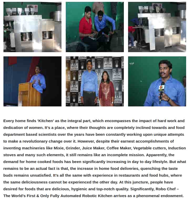 Automated Robotic Kitchen